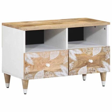 ντουλάπι τηλεόρασης vidaXL 70x33,5x46cm μασίφ ξύλο Mango