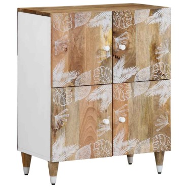 vidaXL Sideboard 60x33,5x75cm μασίφ ξύλο Mango