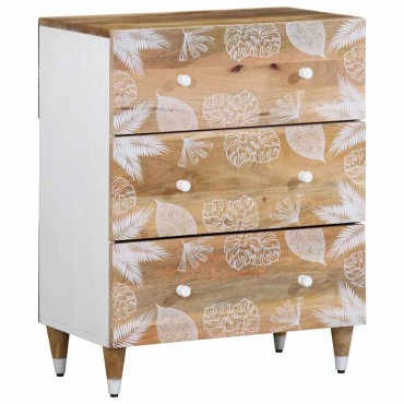 vidaXL Sideboard 60x33,5x75cm μασίφ ξύλο Mango