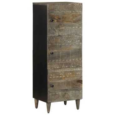 vidaXL Ντουλάπι 40x33x110cm από Μασίφ Ξύλο Μάνγκο 1 τεμ.