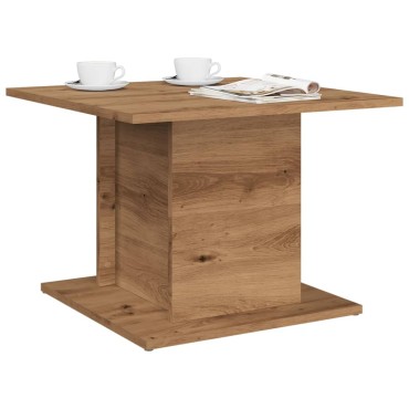 vidaXL Τραπεζάκι σαλονιού Artisan Oak 55,5x55,5x40cm 1 τεμ.