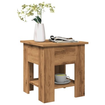 vidaXL Τραπεζάκι σαλονιού Artisan Oak 40x40x42cm Κατασκευασμένο ξύλο 1 τεμ.