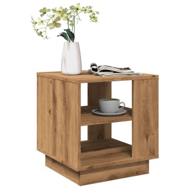 vidaXL Τραπεζάκι σαλονιού Artisan Oak 40x40x43cm Κατασκευασμένο ξύλο 1 τεμ.