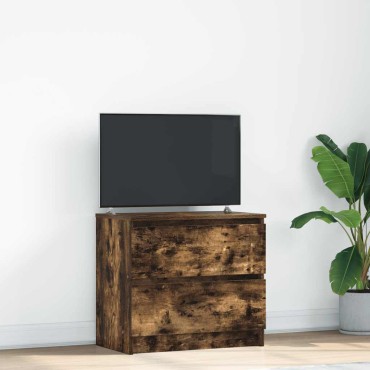 vidaXL Έπιπλο Τηλεόρασης Καπνιστή Δρυς 60x35x54cm Επεξεργ. Ξύλο