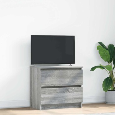 vidaXL Έπιπλο Τηλεόρασης Γκρι Sonoma 60x35x54cm από Επεξεργ. Ξύλο