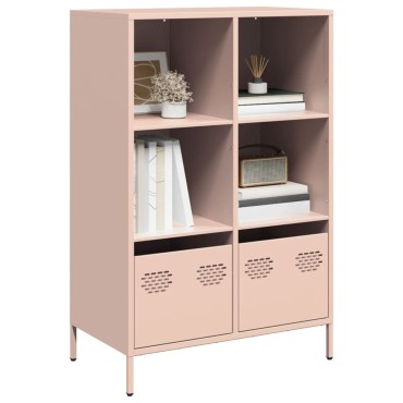 vidaXL Ντουλάπα Ροζ 68x39x103,5cm από Χάλυβα 1 τεμ.