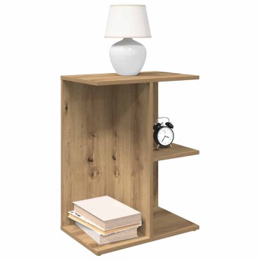 vidaXL Κομοδίνο Αρτισιανή Δρυς 46,5x29x61cm από Επεξεργασμένο Ξύλο 1 τεμ.
