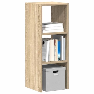 vidaXL Βιβλιοθήκη Στοιβαζόμενα Sonoma Δρυς 30x30x80cm Επεξ. Ξύλο 1 τεμ.