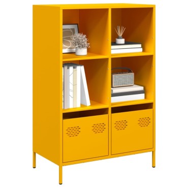 vidaXL Ντουλάπι Μουσταρδί 68x39x103,5cm από Ατσάλι 1 τεμ.