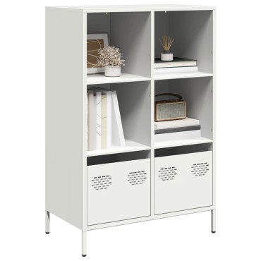 vidaXL Ντουλάπα Λευκό 68x39x103,5cm από Χάλυβα 1 τεμ.