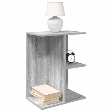 vidaXL Κομοδίνο Γκρι Sonoma 46,5x29x61cm από Επεξεργασμένο Ξύλο 1 τεμ.