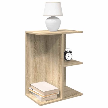 vidaXL Κομοδίνα 2 τεμ. Sonoma Δρυς 46,5x29x61cm Επεξεργασμένο Ξύλο
