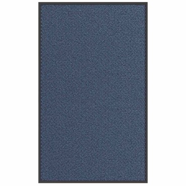 vidaXL Χαλάκι πόρτας μπλε 90x150 cm