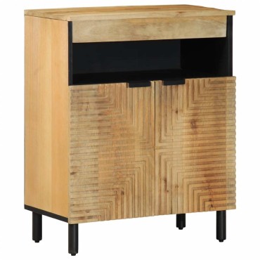 vidaXL Sideboard καφέ 60x33x75cm μασίφ ξύλο Mango