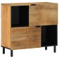 vidaXL Sideboard καφέ 80x33x75cm μασίφ ξύλο Mango