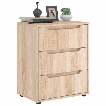 vidaXL Sideboard VISNES Δρυς Sonoma 60x40x73cm Ξύλο μηχανής