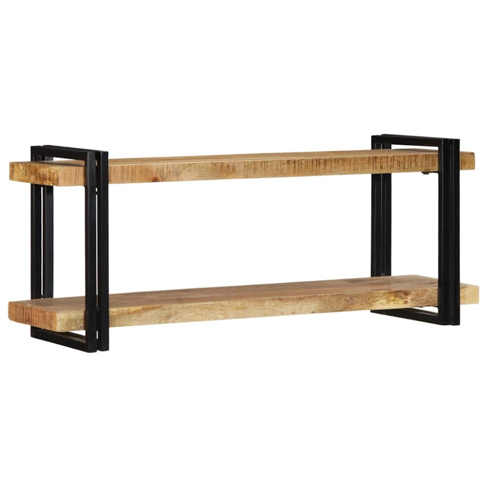 vidaXL Ράφι τοίχου 110x33x45cm Στερεό ακατέργαστο ξύλο Mango