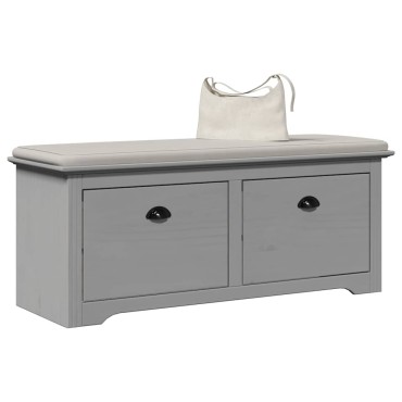 vidaXL Πάγκος διαδρόμου BODO Γκρι 114x40x45cm 1 τεμ.
