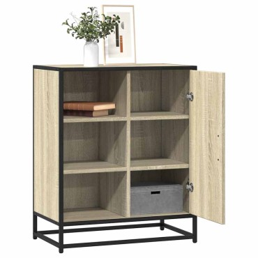 vidaXL Sideboard Sonoma Oak 62x35x76cm Κατασκευασμένο ξύλο 1 τεμ.