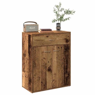 vidaXL Sideboard Παλιό ξύλο 60x30x75cm Ξύλο μηχανής 1 τεμ.