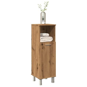 vidaXL Ντουλάπι Μπάνιου Τεχνίτης Δρυς 30x30x95cm Επεξεργασμένο Ξύλο