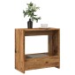 vidaXL Side Table Παλιό ξύλο 50x26x50cm Κατασκευασμένο ξύλο