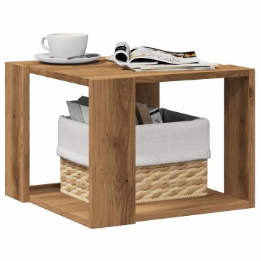 vidaXL Τραπεζάκι σαλονιού Artisan Oak 40x40x30cm Κατασκευασμένο ξύλο 1 τεμ.