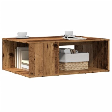 vidaXL Τραπεζάκι σαλονιού παλιό ξύλο 90x67x33cm Ξύλο μηχανής 1 τεμ.