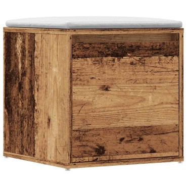 vidaXL Συρτάρι-κουτί παλιό ξύλο 40,5x40x40cm Ξύλο μηχανής