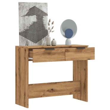 vidaXL Τραπέζι κονσόλας Artisan Oak 90x36x75cm Κατασκευασμένο ξύλο 1 τεμ.