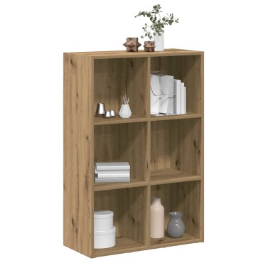 vidaXL Ντουλάπι βιβλίου/Σιδερένιο ντουλάπι Artisan Oak 66x30x98cm 1 τεμ.