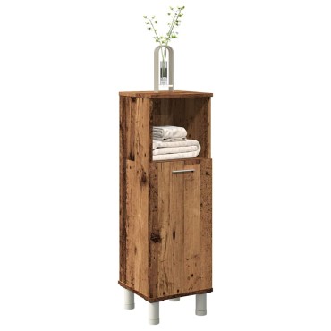 vidaXL Στήλη Μπάνιου Παλιό Ξύλο 30x30x95cm από Μοριοσανίδα 1 τεμ.