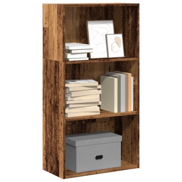 vidaXL Βιβλιοθήκη παλαιού ξύλου 60x30x114cm Κατασκευασμένο ξύλο 1 τεμ.