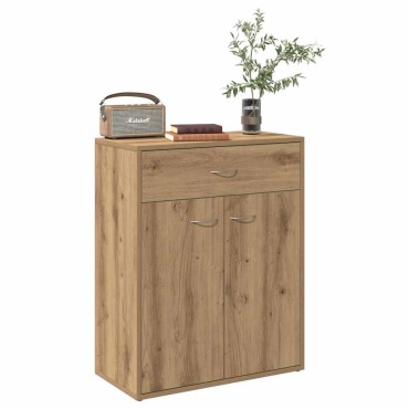 vidaXL Sideboard Artisan Oak 60x30x75cm Κατασκευασμένο ξύλο 1 τεμ.