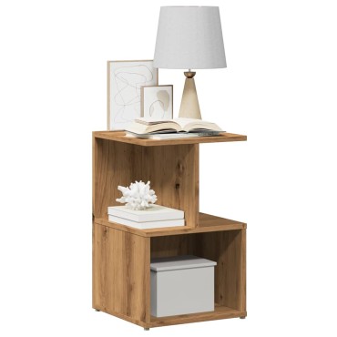 vidaXL Κομοδίνο ντουλάπι Artisan Oak 35x35x55cm Κατασκευασμένο ξύλο 1 τεμ.