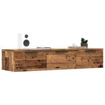 ντουλάπι τοίχου vidaXL Παλιό ξύλο 102x30x20cm Κατασκευασμένο ξύλο 1 τεμ.