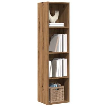 vidaXL Ντουλάπι βιβλίου/ΤV Ντουλάπι Artisan Oak 36x30x143cm 1 τεμ.
