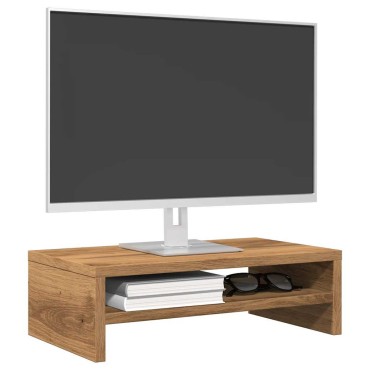 Βάση οθόνης vidaXL Artisan Oak 42x24x13cm Κατασκευασμένο ξύλο