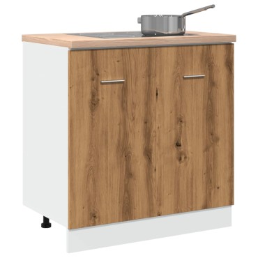 vidaXL Κάτω ντουλάπι νεροχύτη Lyon Artisan Oak Κατασκευασμένο ξύλο 80x46x81,5cm