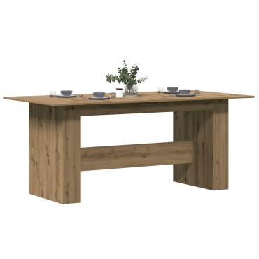 vidaXL Τραπεζαρία Artisan Oak 180x90x76cm Ξύλινη κατασκευή 1 τεμ.