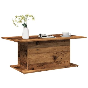 vidaXL Τραπεζάκι σαλονιού Παλιό ξύλο 102x55,5x40cm Ξύλο μηχανής 1 τεμ.