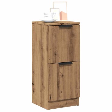 vidaXL Sideboards 2 τεμ. Artisan Oak 30x30x70cm Κατασκευασμένο ξύλο