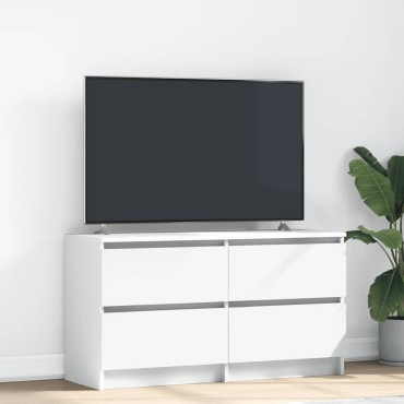 vidaXL Έπιπλο Τηλεόρασης Λευκό 100x35x54cm Επεξεργασμένο Ξύλο