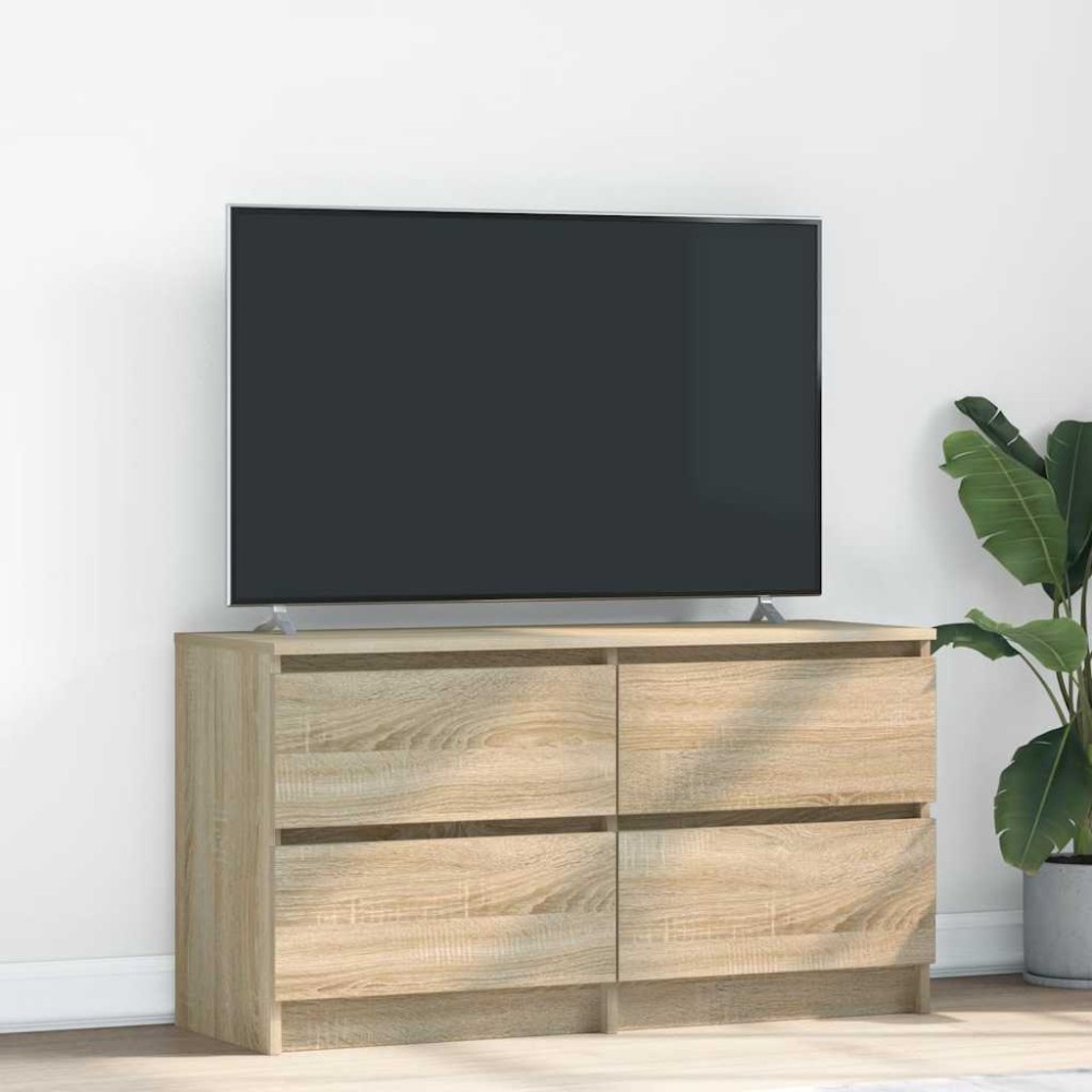 vidaXL Έπιπλο Τηλεόρασης Sonoma Δρυς 100x35x54cm Επεξ. Ξύλο