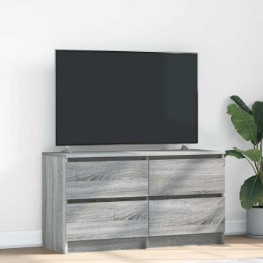 vidaXL Έπιπλο Τηλεόρασης Γκρι Sonoma 100x35x54cm από Επεξεργ. Ξύλο