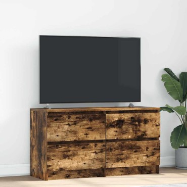 vidaXL Έπιπλο Τηλεόρασης Καπνιστή Δρυς 100x35x54cm Επεξ. Ξύλο