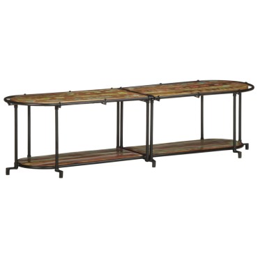 ντουλάπι τηλεόρασης vidaXL 160x42x40cm από μασίφ ξύλο αναγεννημένο