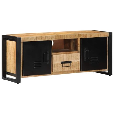 vidaXL Ντουλάπι τηλεόρασης 100x30x40cm Στερεό ακατέργαστο ξύλο Mango