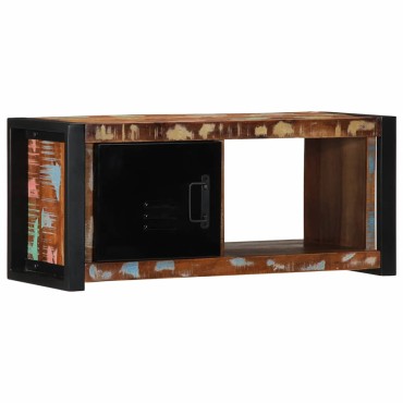 ντουλάπι τηλεόρασης vidaXL 80x30x35cm από μασίφ ξύλο αναγεννημένο