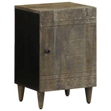 vidaXL Ντουλάπι Μπάνιου 38x33x58cm από Μασίφ Ξύλο Μάνγκο